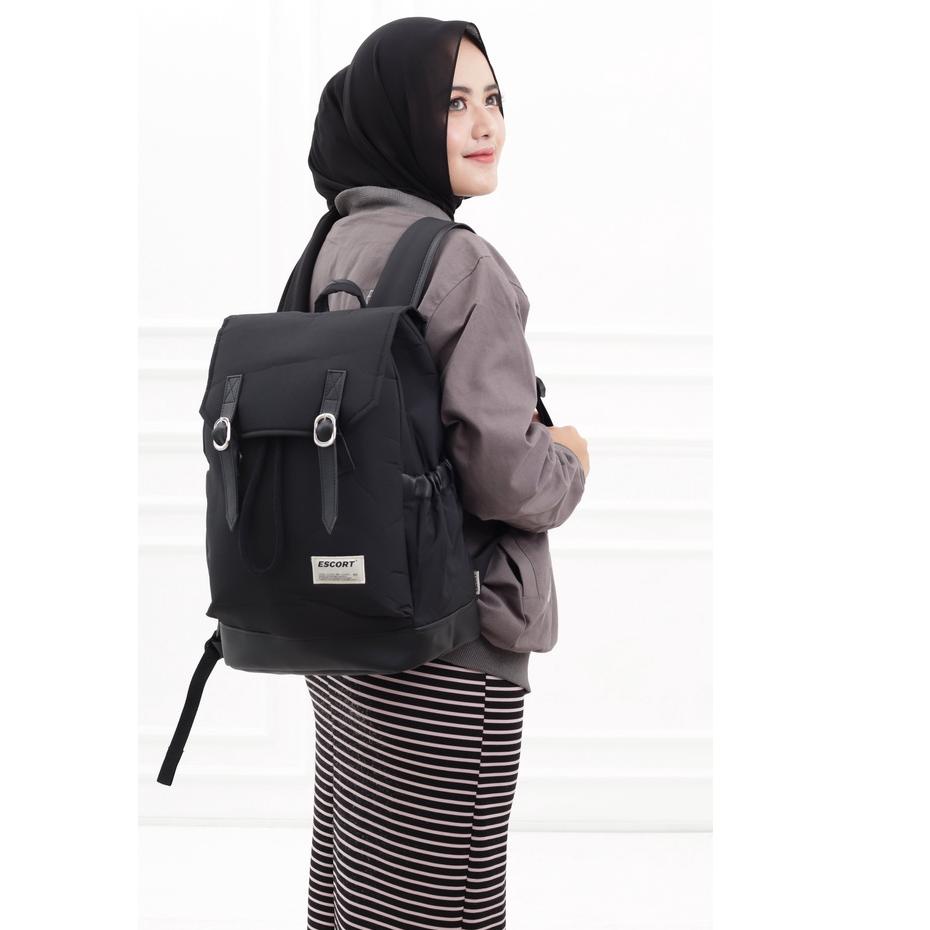 Siap Kirim.. Ransel Wanita Escortbags Tas Laptop Ransel Laptop 14 inch