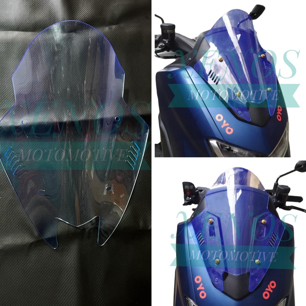 WINDSHIELD VISOR ICE BLUE TDR V2 JENONG NMAX 155 OLD DAN NEW PNP