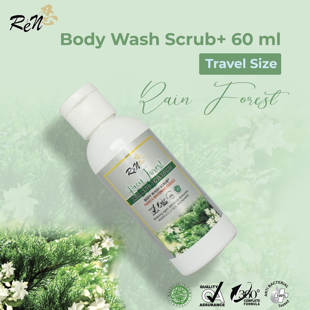 Ren Payaya Body Wash Scrub 60ML