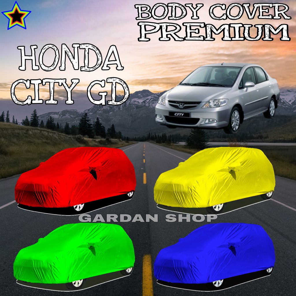 Sarung Mobil HONDA CITY GD Polos WARNA Body Cover Honda PREMIUM