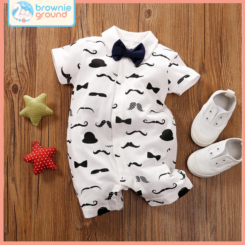 Baju Bayi Cowok Jumper Lengan Pendek import Korea BA-634