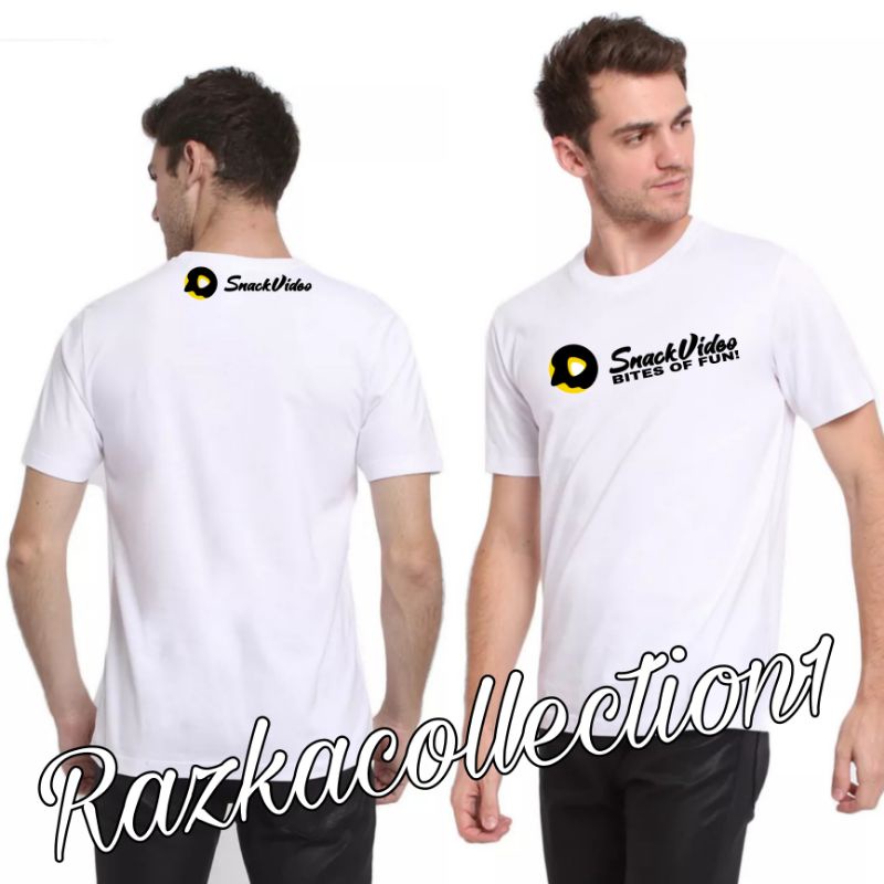 Baju Kaos Snack Video Logo - Razkacollection1
