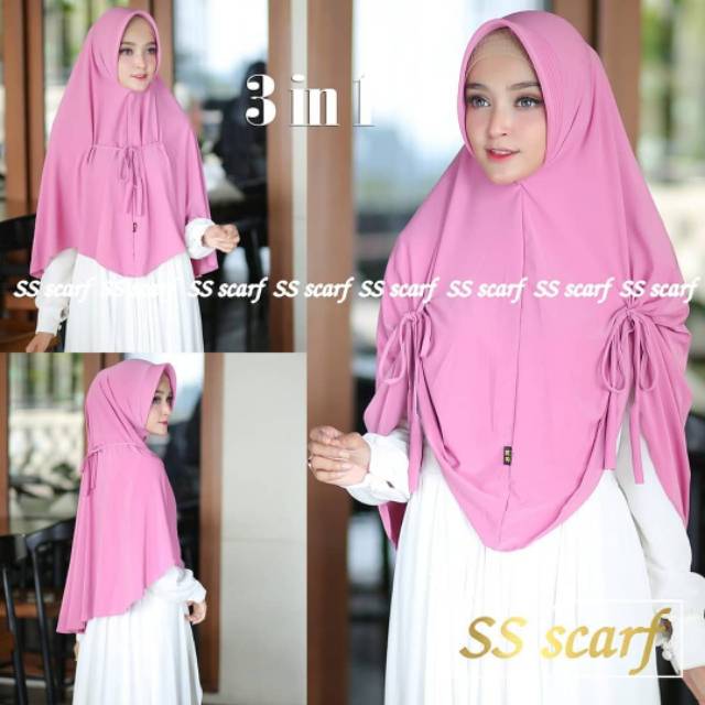 OBRAL hijab Instan Jumbo 3 in 1 ORI by SS Scarf