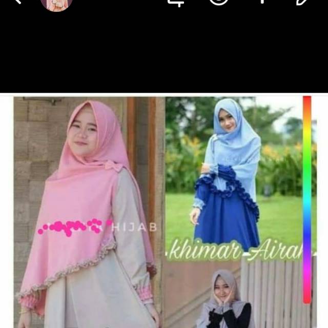 10 pcs khimar ayra jumbo