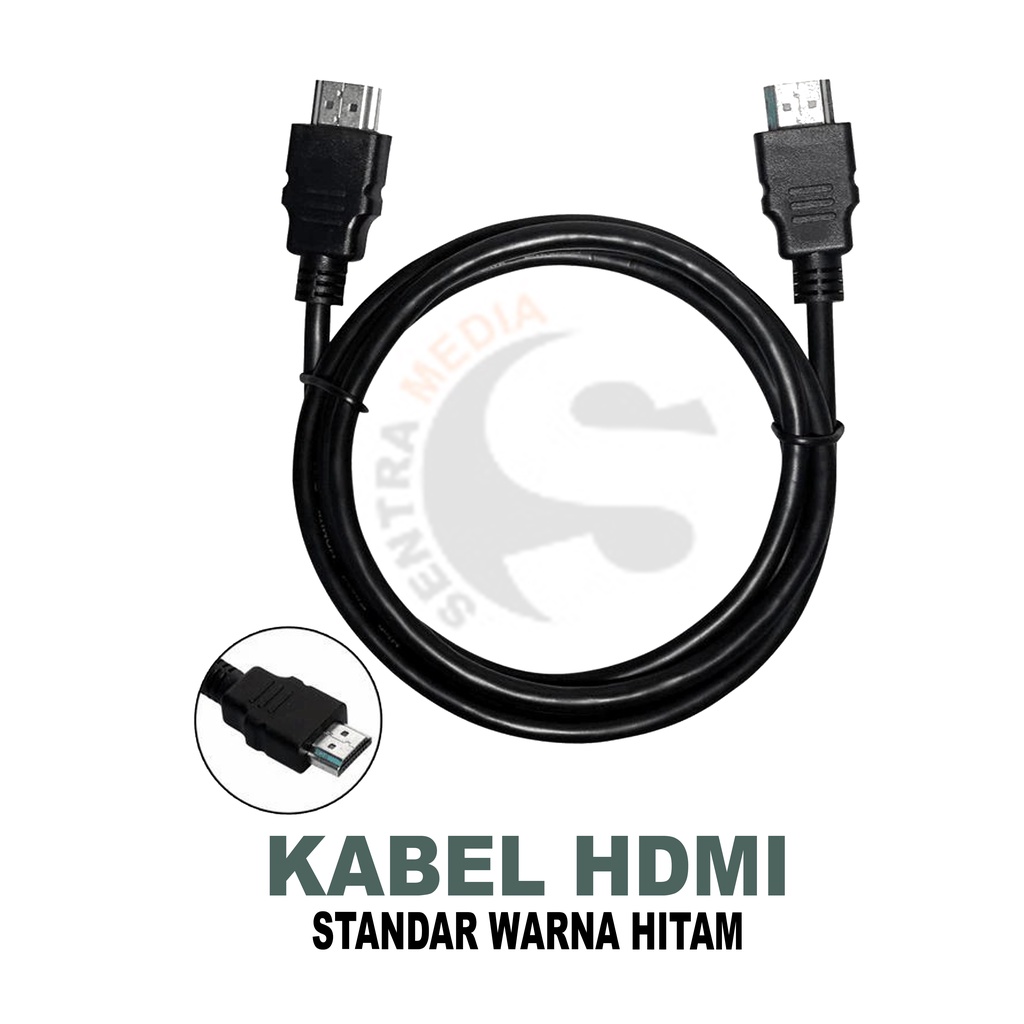 KABEL HDMI Set top box HITAM / MURAH HITAM STANDART