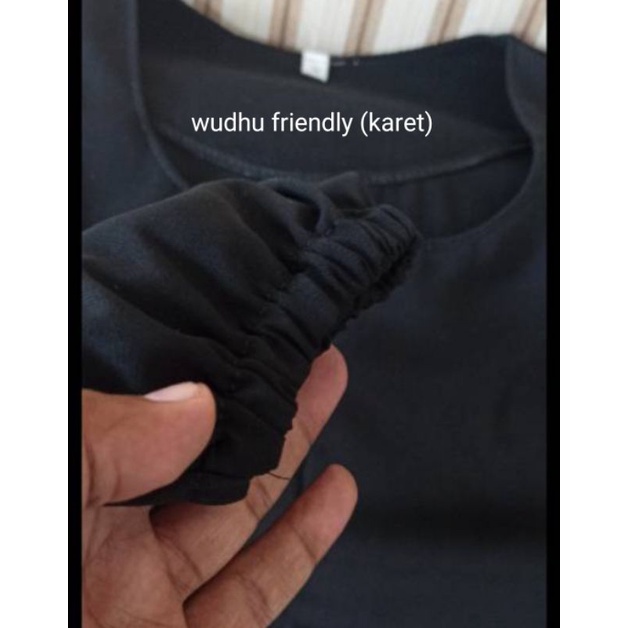(TERMURAH SESHOPEE) Abaya polos saudi simpel &amp; cantik bagi yg suka gamis ga ramai tapi elegan abaya umroh premium (busui friendly).