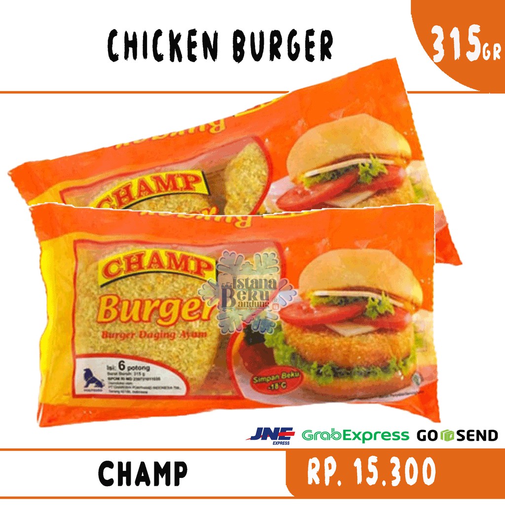 

Champ Chicken Burger isi 6, 315gr