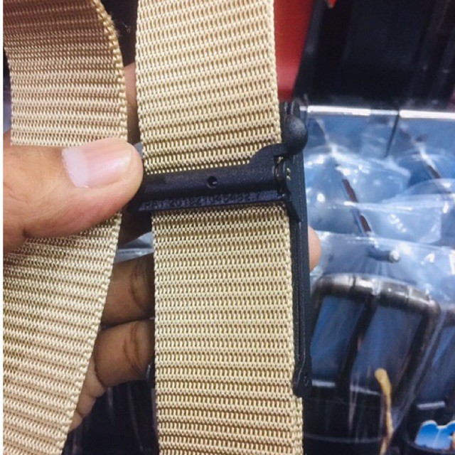 ikat pinggang pria bahan nylon model kepala jepit #gesper #ikatpinggang #talipinggang #gesperpria