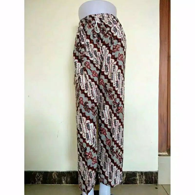 CELANA PRIA BATIK BOIM BAHAN KATUN