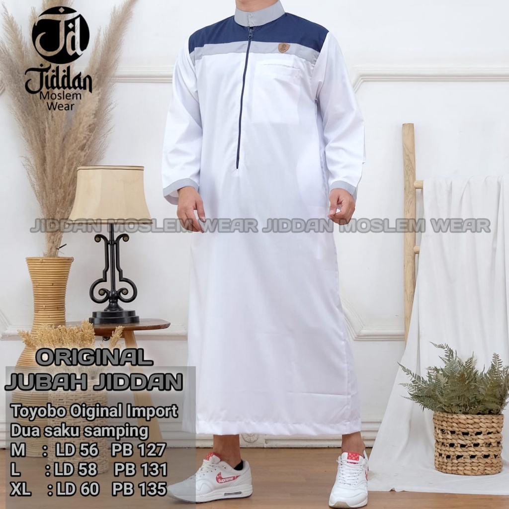 ORIGINAL JUBAH JIDDAN ZIPPER