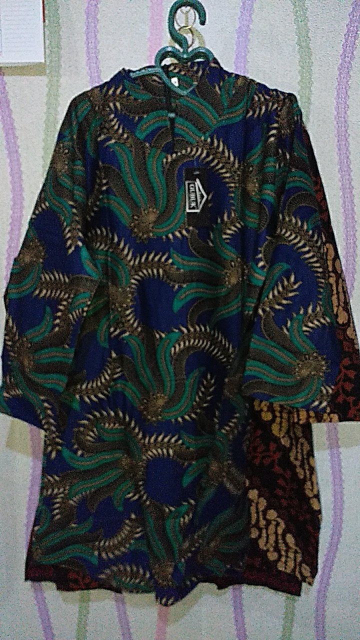 Batik Tunik Shibori Jumputan Terbaru Size S-3l / Hrb026 Yelbor