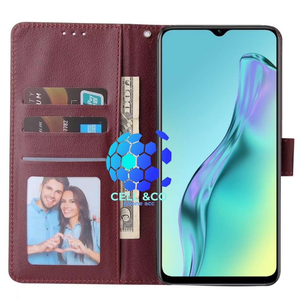 NEW REALME C35 CASE FLIP LEATHER WALLET PREMIUM FLIP CASE BUKA TUTUP KESING HP CASING FLIP CASE WALLET REALME C35 TERBARU