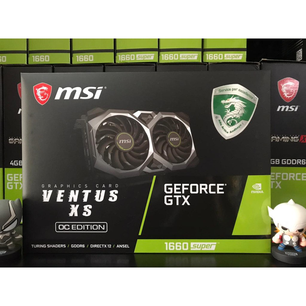 MSI GTX 1660 SUPER VENTUS XS OC 6GB DDR6 VGA CARD NVIDIA