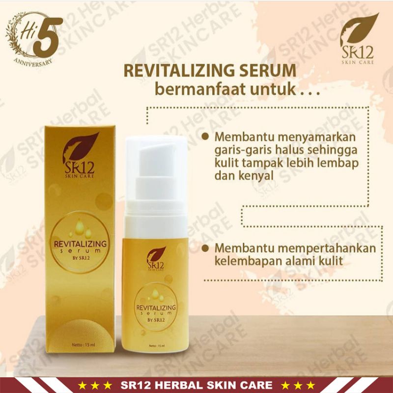 Serum SR12 | Acne Serum SR12 &amp; Revitalizing Serum SR12 | Serum Wajah SR12 Skincare | Pembersih Wajah