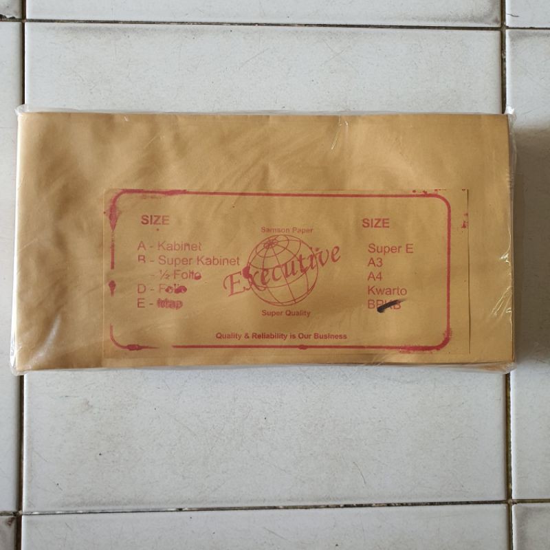 

Amplop samson/ coklat super kabinet (BPKB)