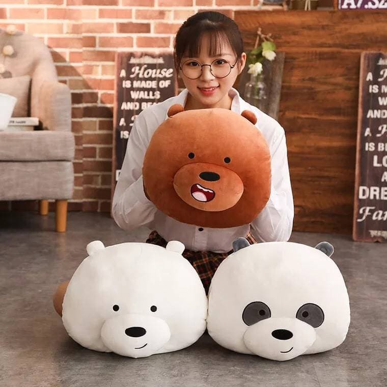 Boneka Bare Bear handwarmer Bare Bear Bantal Bare Bear Boneka Grizzly Boneka Panda Boneka Ice Bear