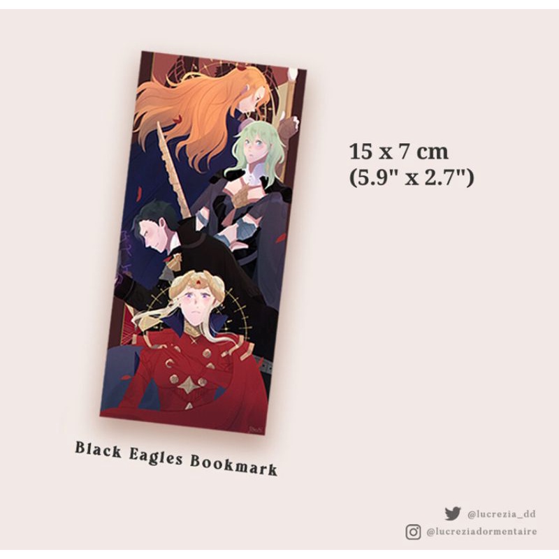 

[FE3H] Black Eagles Bookmark Print