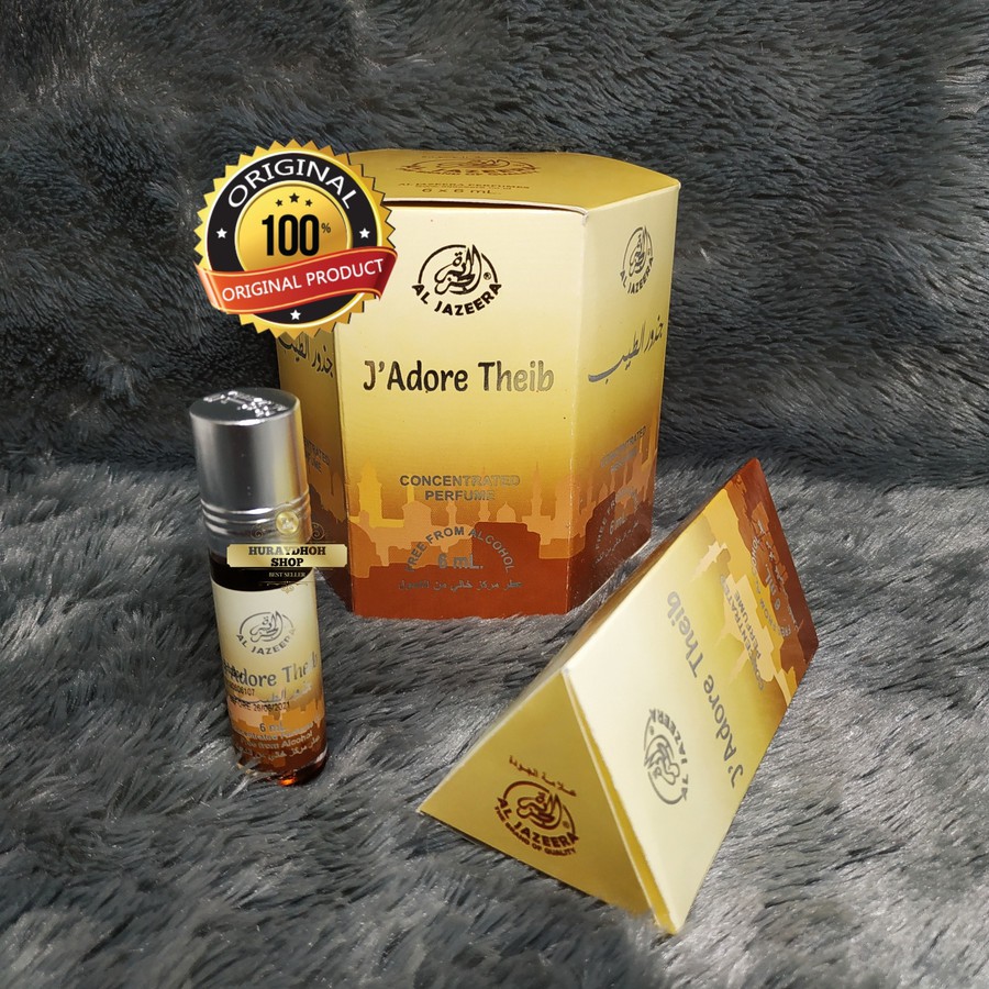 Parfum Roll On Al Jazeera J'adore Thein 6ml Original Dan Tahan Lama