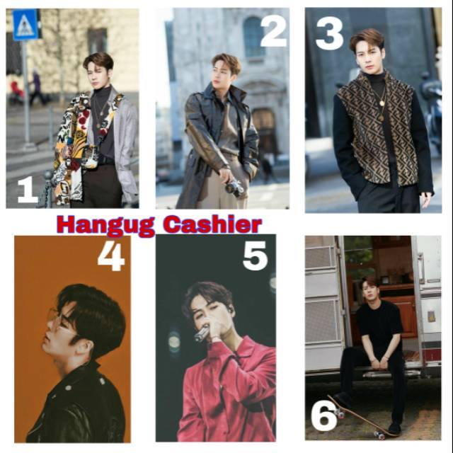 

Jackson Wang GOT7 poster ukuran A4/A3+ bahan Art Cartoon Glossy (bisa custom)