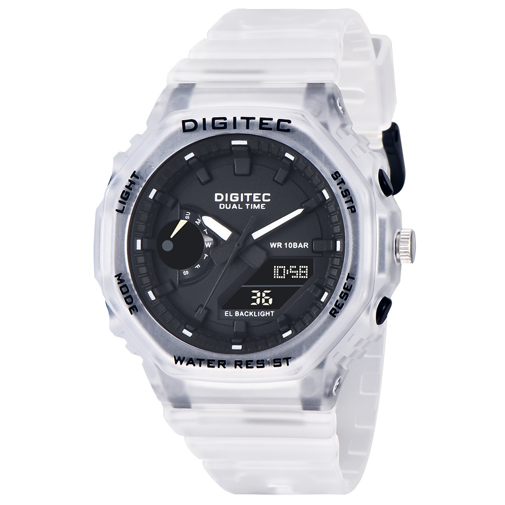 DIGITEC Jam Tangan Analog-Digital Wanita MDA-3119T Water Resist-WHT-4B