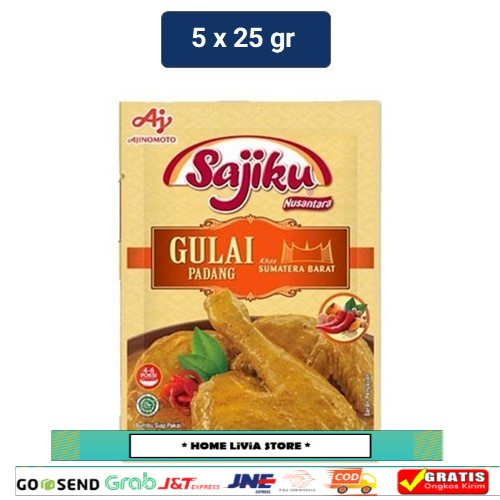 

Sajiku Bumbu Gulai Padang 5 x 25 gr