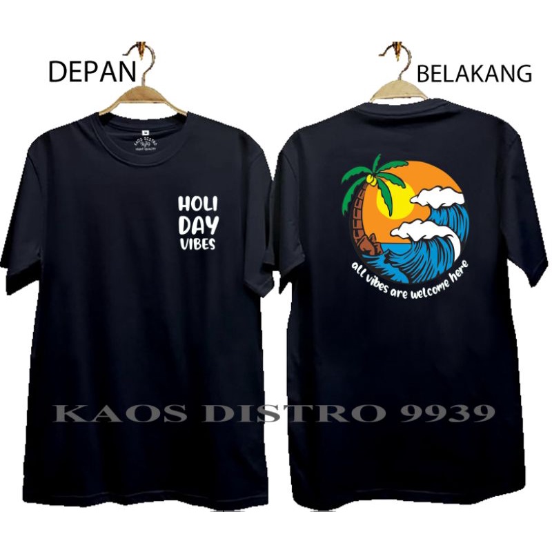 kaos pria kaos distro cotton 30s sablon digital