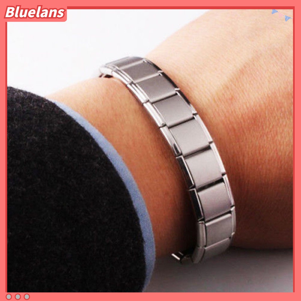 Gelang Terapi Magnetik Bahan Titanium Untuk Pria