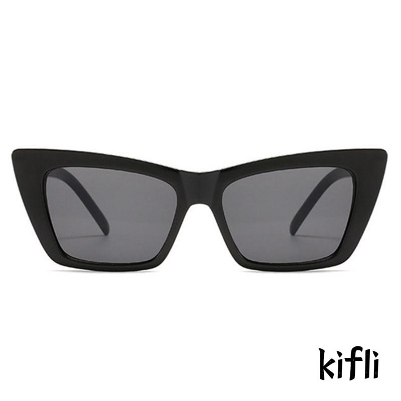 Kacamata Hitam,Pelindung UV,Bingkai Persegi,Gaya Retro,Untuk Wanita