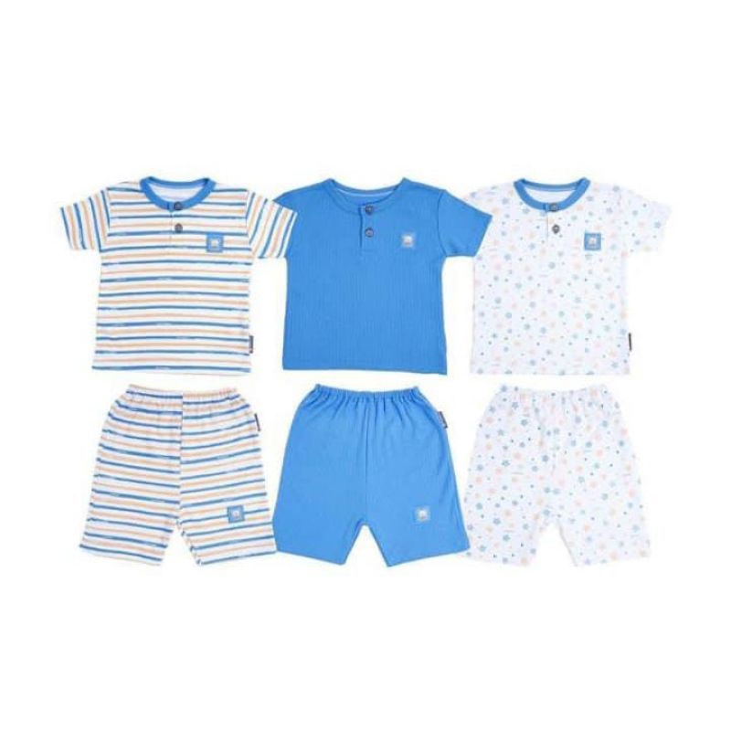 Fluffy Baby Wear's-Fluffy Star Setelan Panjang (Isi 3Pcs) STAR M,L