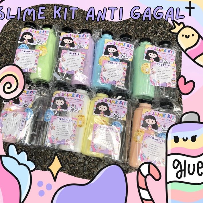 ► SLIME KIT ANTI GAGAL | SLIME KIT MURAH, BESTSELLER SLIME, tofu slime kit, fuyu slime, jelly slime,