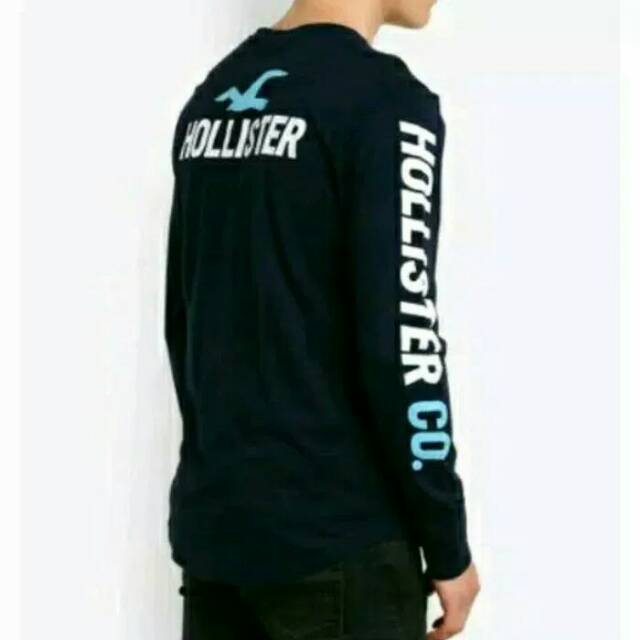 Kaos lengan panjang longsleeve HOLLISTER