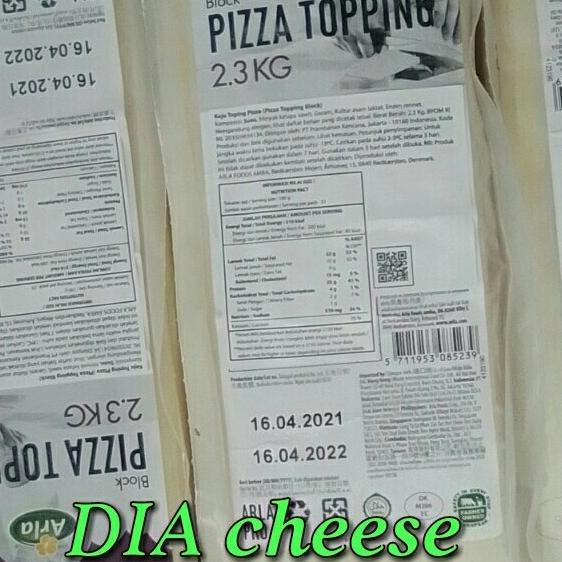 

BISA COD Arla Pizza Topping 2.3kg blok mozzarella