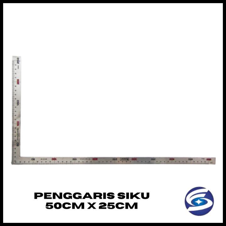 

Daisydooo | Penggaris Siku Stainless Steel 50Cm X 25Cm / Penggaris Siku 500Mm