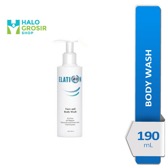 Elation Liquid Face And Body Wash 190Ml /Sabun Wajah Dan Badan /Sabun Kulit Normal,Sensitif & Kering