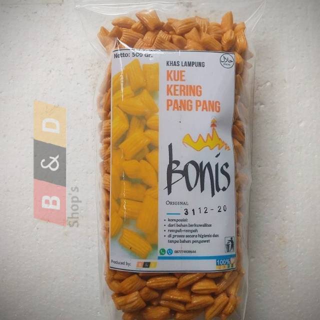 

BONIS. Kue Kering Pang-Pang Rasa Manis Gurih Netto 1 Kg.