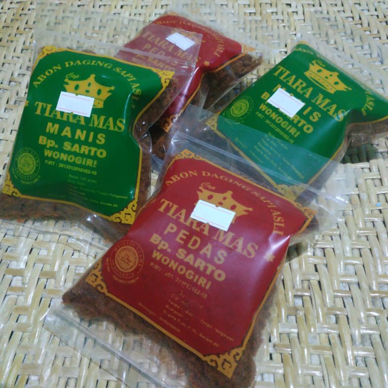 

Abon Daging Sapi Asli "Tiara Mas" 250 gram