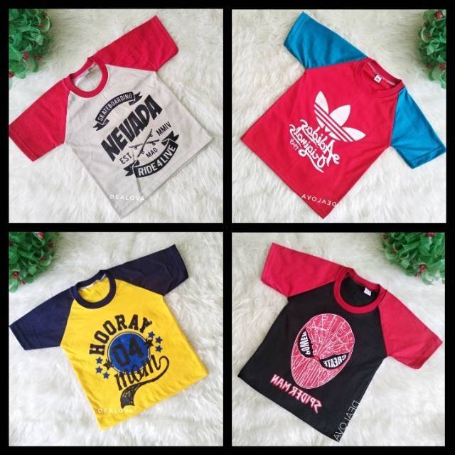 Harga ecerKaos Anak Murah 1-7 tahun Truk Oleng