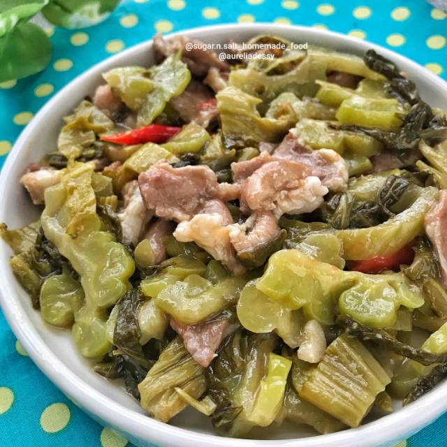 

Tumisan Sehat Sawi Asin