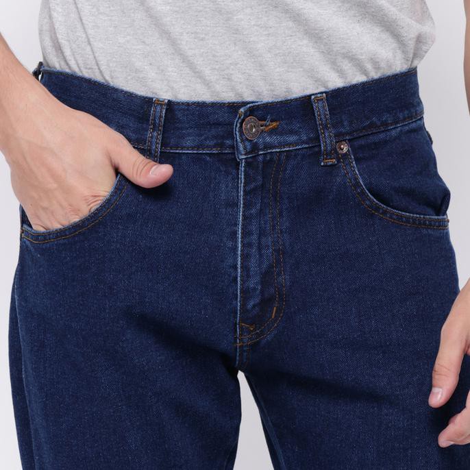 New Product Edwin Celana Jeans Reguler Fit Pria Panjang Medium Blue Vegas 04 - Biru, 28 Free Ongkir