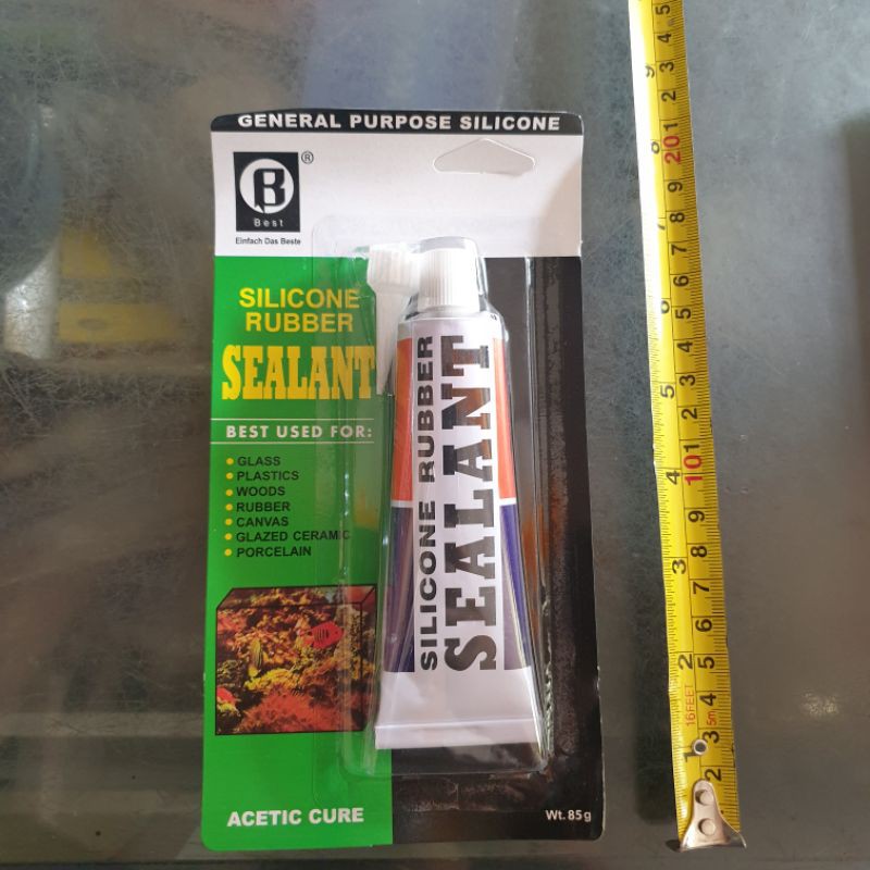 

Lem kaca silikon sealant silicone BEST / aquarium tube odol 85g (SDL) (S)