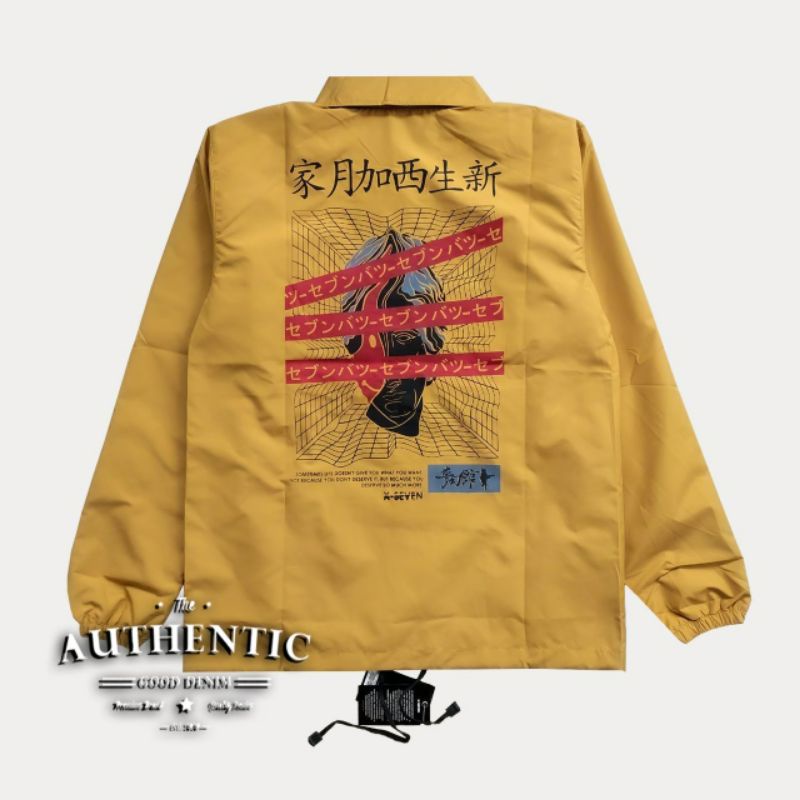 Jaket Taslan Pria X-Seven Waterproof/Anti Air Best Quality