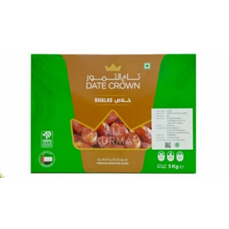 kurma datecrown khalas 5kg/kurma khalas date crown/kurma khalas/kurma date crown