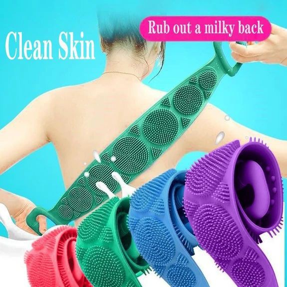 [IMPORT]Sikat Mandi Silikon/Penggosok Punggung/Silicone Bath Towel