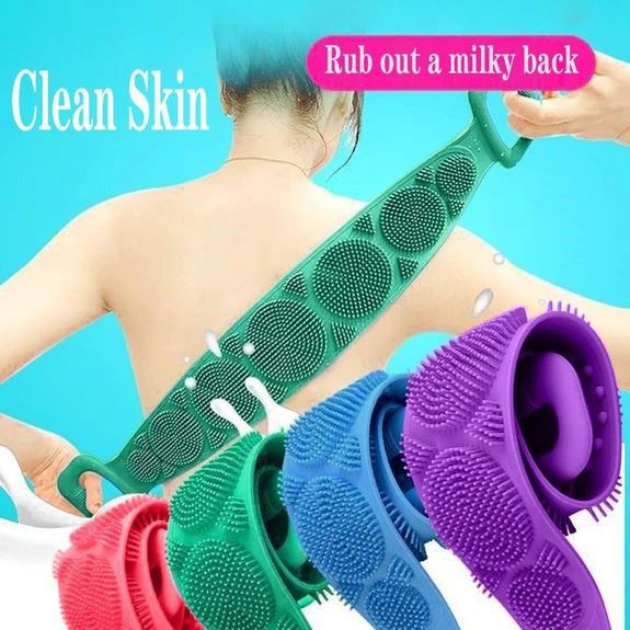 [IMPORT]Sikat Mandi Silikon/Penggosok Punggung/Silicone Bath Towel