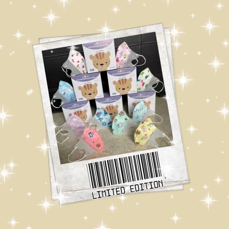 Masker Duckbill Anak Karakter 1 Box Isi 50 Pcs