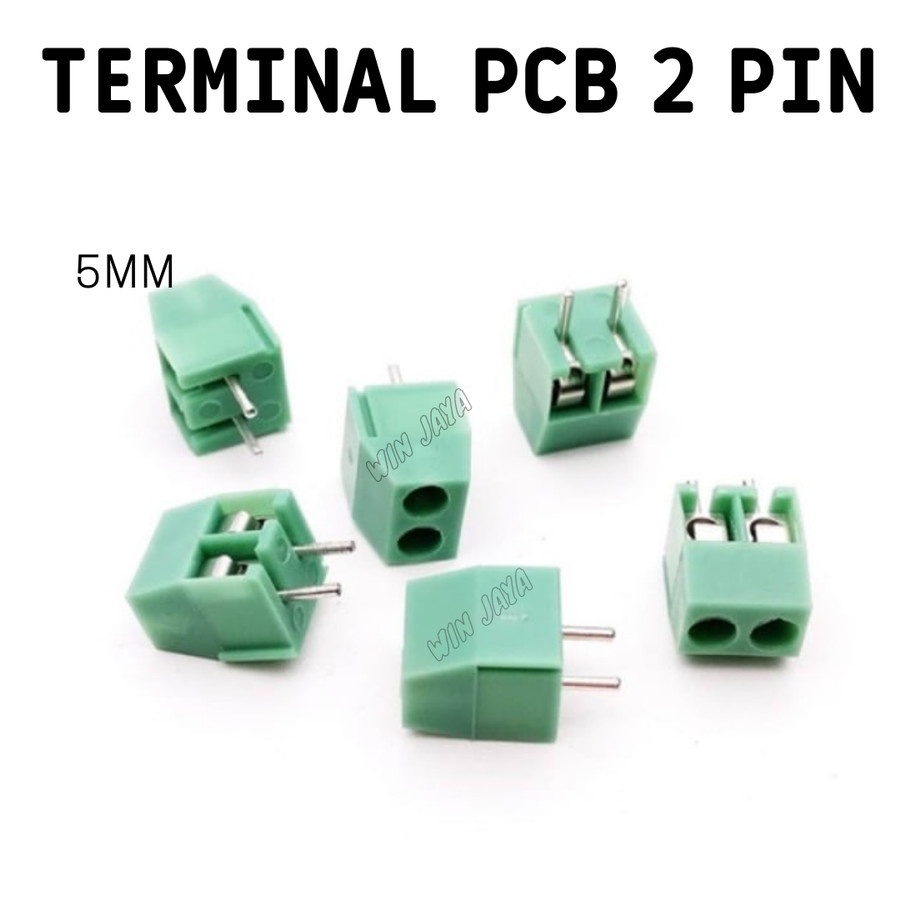 TERMINAL PCB BLOCK SCREW 2 PIN TERMINAL KONEKTOR KF30 5mm - HIJAU