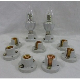MEET Fiting Fitting E14 Lampu Hias Plafon / Fiting Lampu Candle