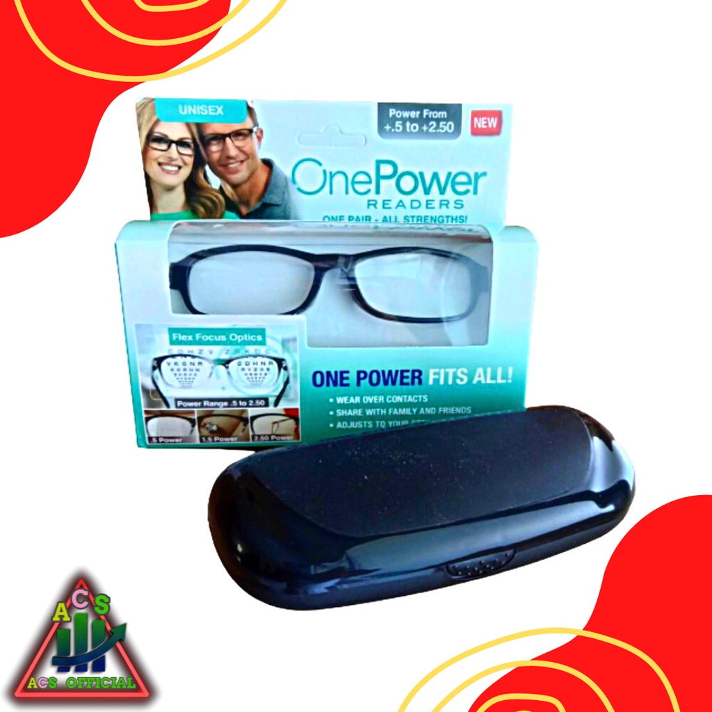 Grosir (SSC) Kacamata Baca Auto Focus One Power Readers Bonus tempat kacamata Premium Termurah