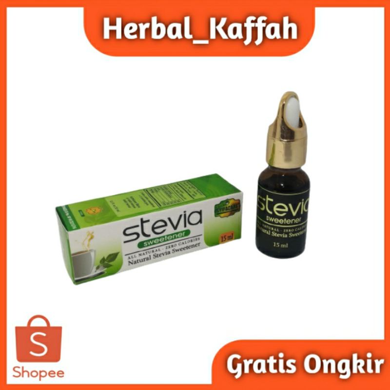 Stefia Gula Cair /Stevia Pemanis Alami Nol Kalori Original Natural stevia sweetener