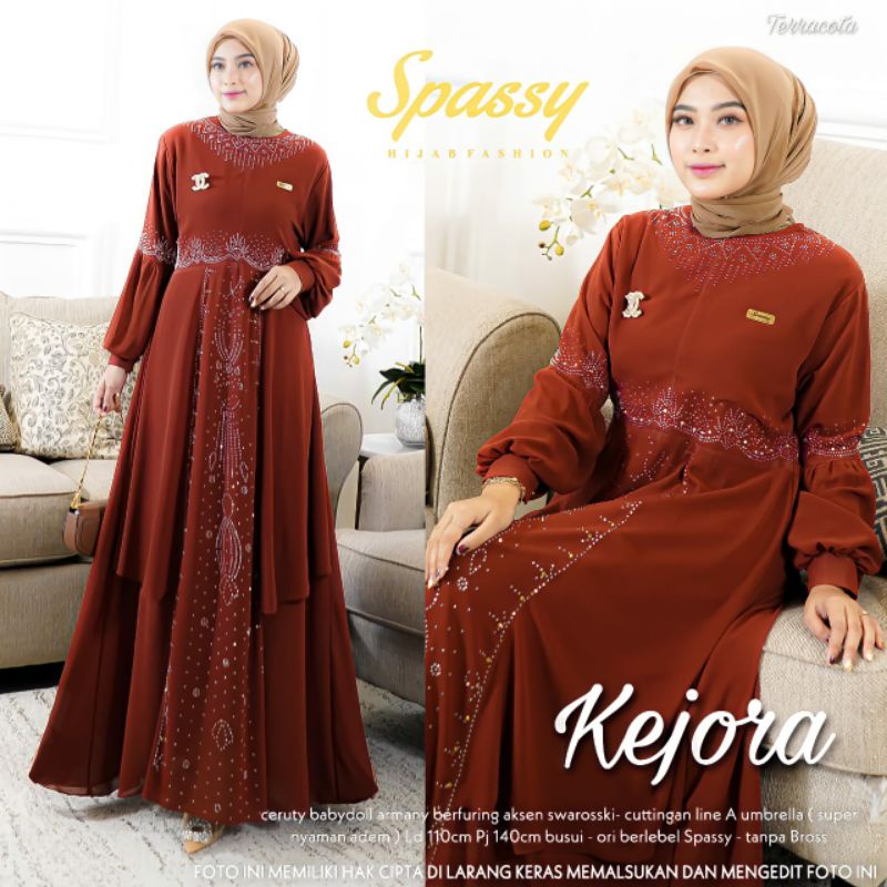 Kejora Gamis Wanita Standart by Spassy